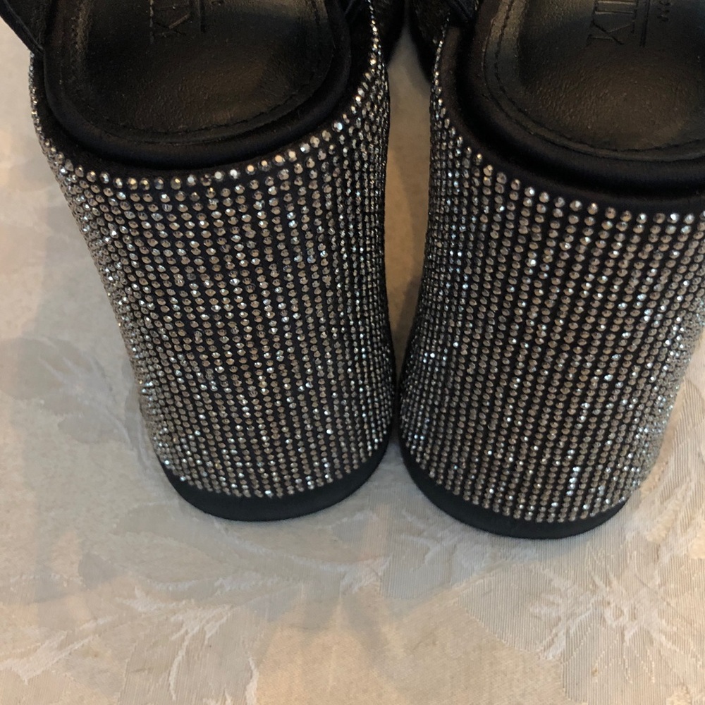 KILLSTAR Night Queen Statement Diamanté Platform Sandal - Picture 6 of 9